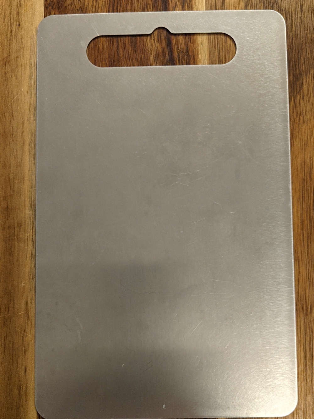 No rusting, no color change Metal Cutting/Serving Board - Silver color